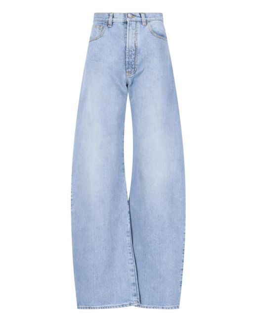 Alaïa Blue "round" Jeans