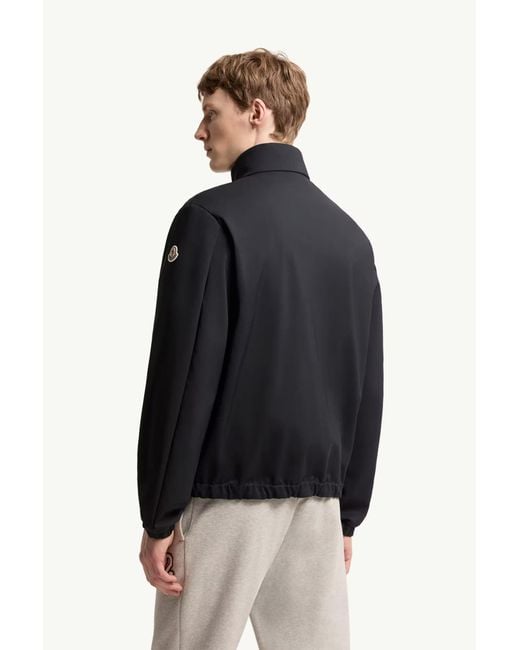 Moncler Black Doudoune Fourioun Bleu Marine Jacket for men