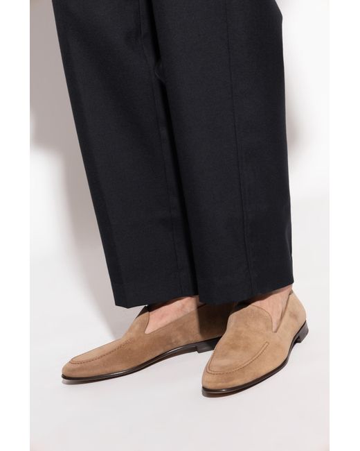 Dolce & Gabbana Brown Dolce & Gabbana Suede Shoes Split for men