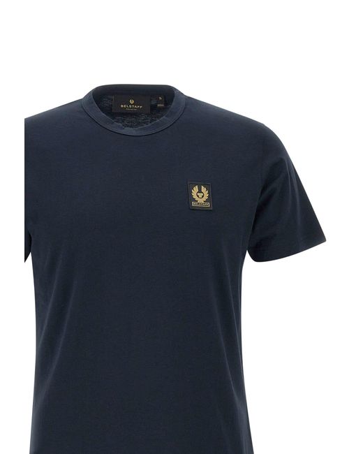 Belstaff Blue Cotton T-shirt for men