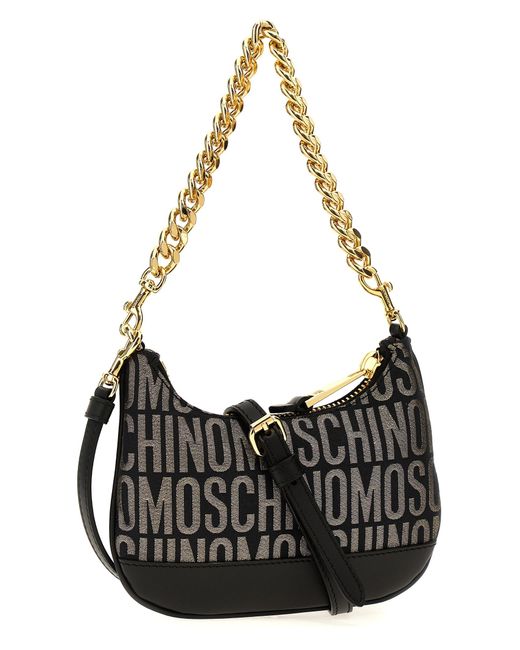 Moschino Black Logo Handbag