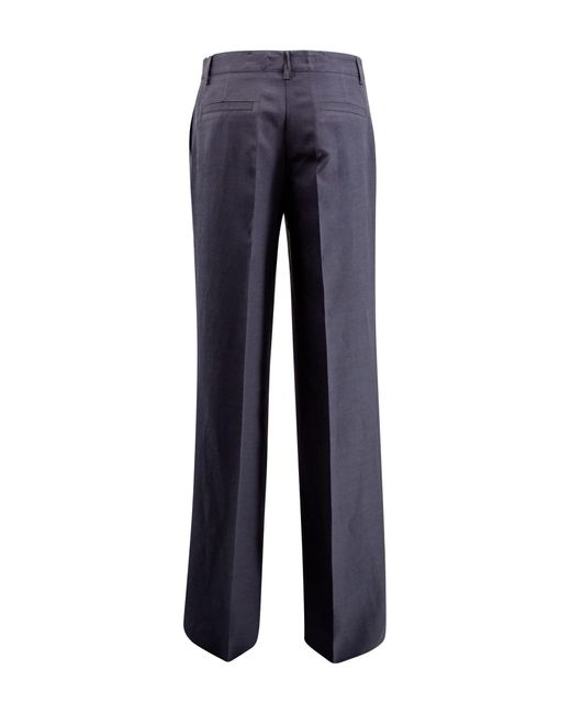 P.A.R.O.S.H. Blue Palazzo Trousers