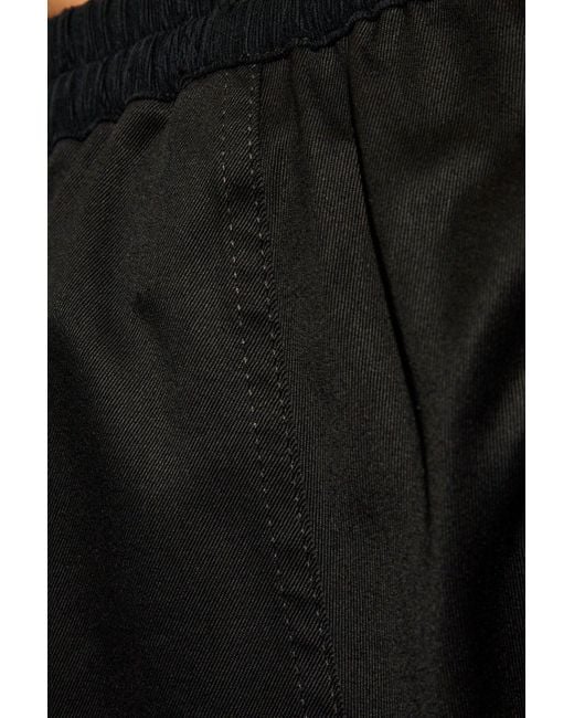 Maison Margiela Black Pleated Trousers, for men