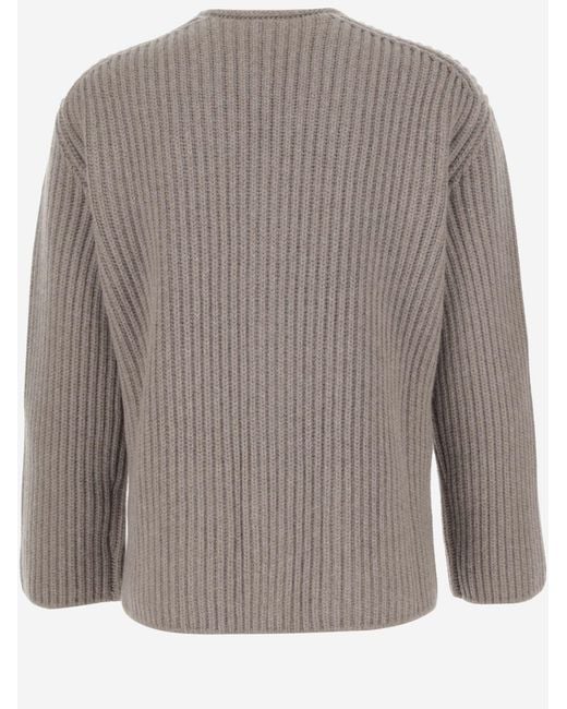 Bottega Veneta Brown Wool Cardigan for men