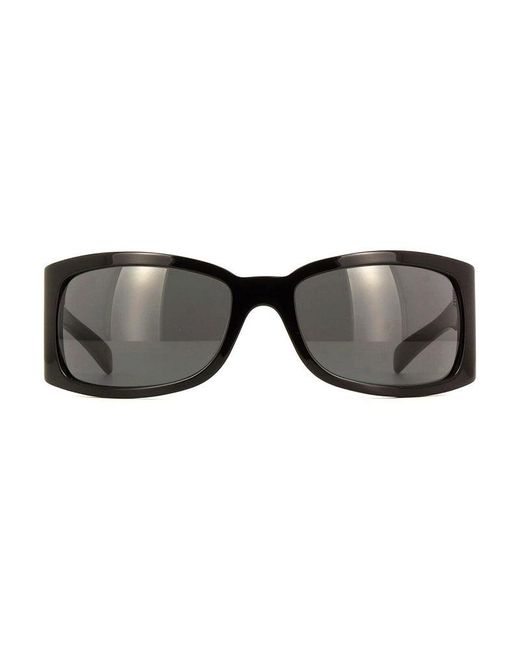 Céline Black Sunglasses Geometric Full Rim, Shiny Frame And Smoke Lens Cl40290I01A for men