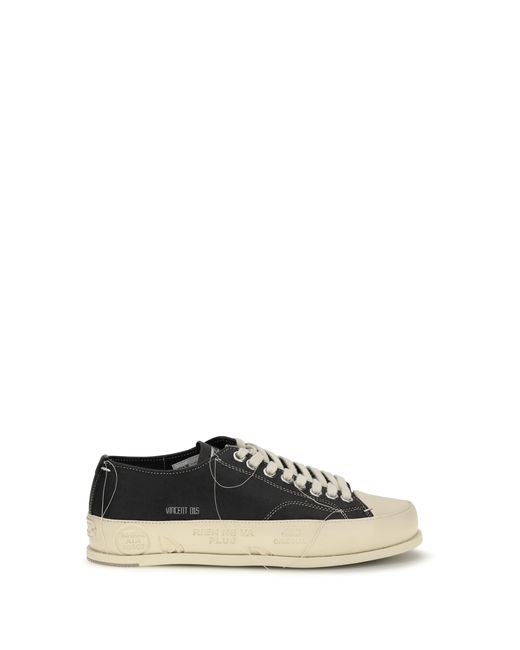 Premiata Black Sneakers Vince 015 Leather Upper: Calf Trainers for men