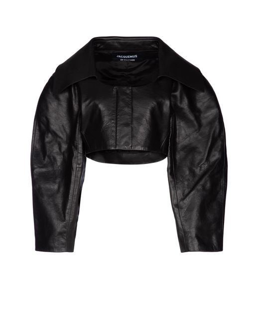 Jacquemus Black Jackets And Vests