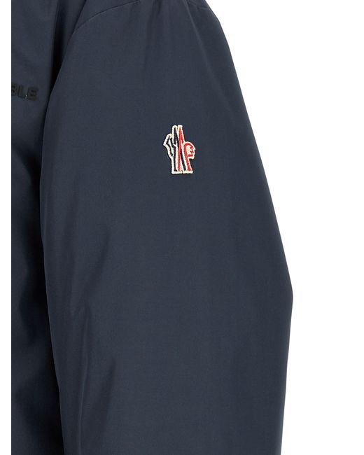 Moncler Blue Berguns Reversible Jacket for men