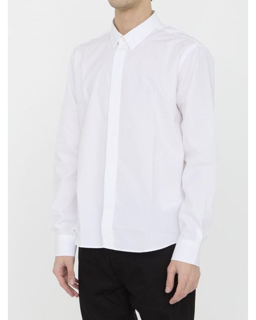 AMI White Cotton Shirt for men