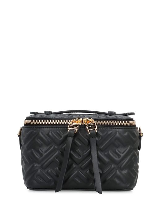 Fendi Black Vanity Leather Mini Bag