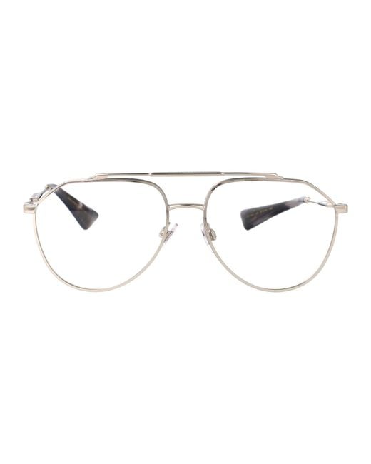 Dolce & Gabbana Multicolor Dolce & Gabbana Metal Optical Glasses for men