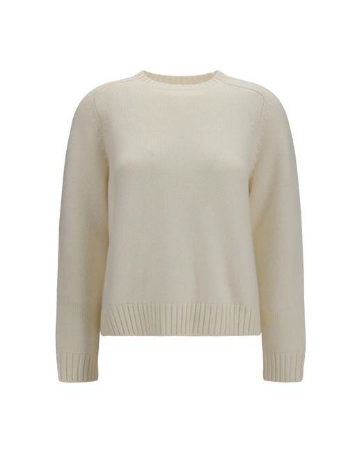 Loro Piana Gray Crewneck Cashmere Sweater Parksville