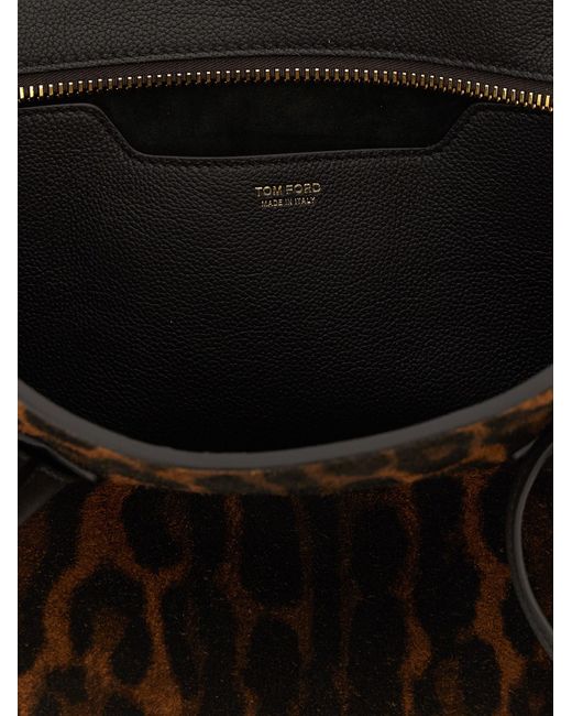 Tom Ford Black 'Ocelot' Handbag