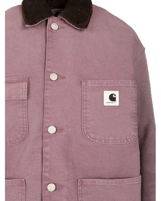 Carhartt Purple Og Michigan Coat Jackets Rose
