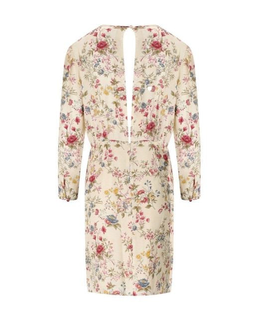 Weekend by Maxmara Natural Zuppa Ivory Floral Dress