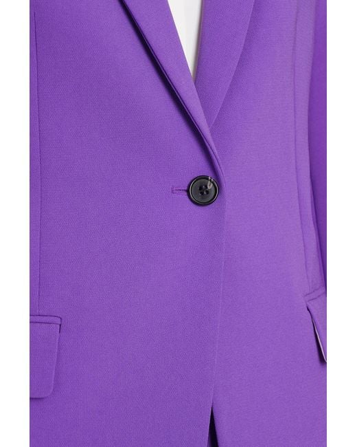 Theory Purple Blazer In Viola Triacetate