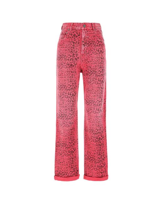 Golden Goose Deluxe Brand Red Jeans