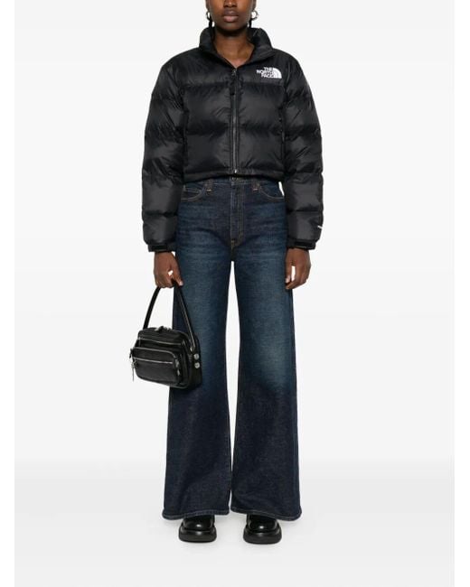 The North Face Black Cropped Puffer Jacket