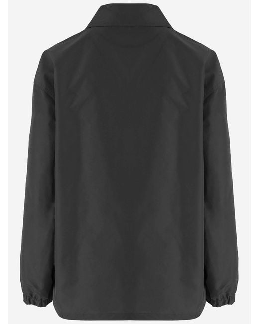 Jil Sander Black Jacket Lightweight Nylon Polyester