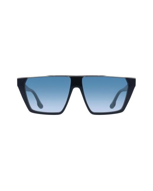 Victoria Beckham Blue Vb683S Logo Sunglasses Accessories