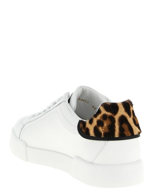 Dolce & Gabbana White Logo Sneakers