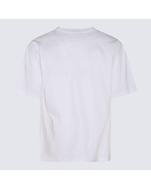 DIESEL White And Cotton T-Shirt for men