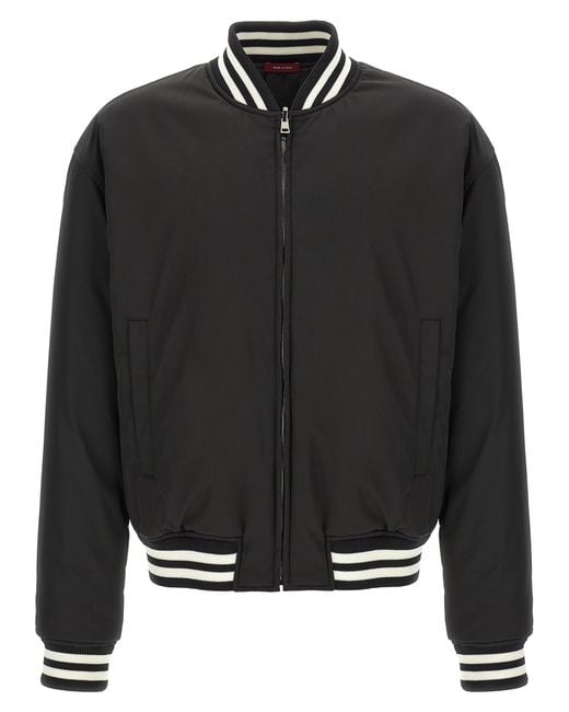 Gucci Black Polyester Bomber Clothing for men