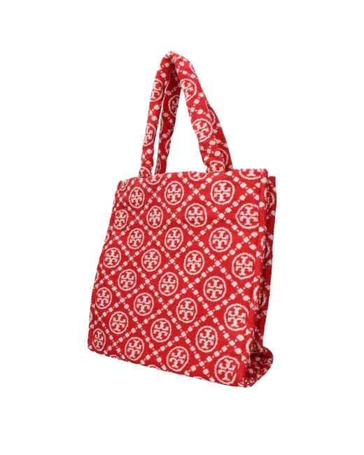 Tory Burch Red Shoulder Bags Sponge/Strawberry