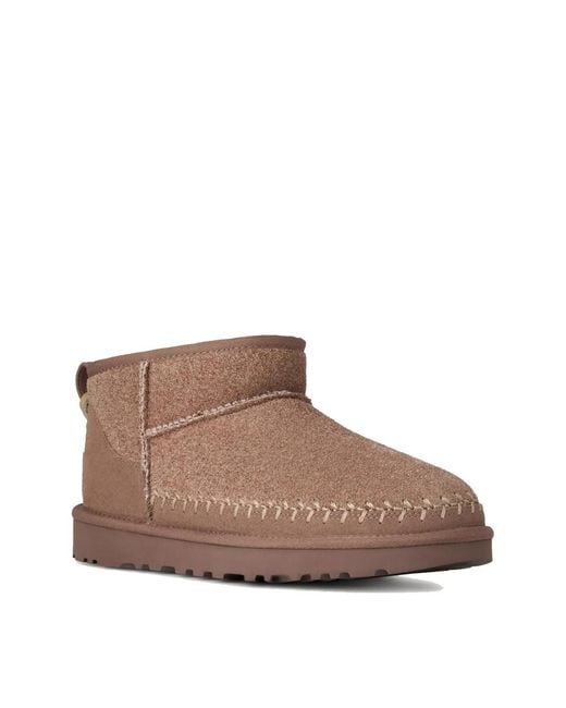 Ugg Brown Classic Ultra Mini Biarritz Boots Shoes Sneakers