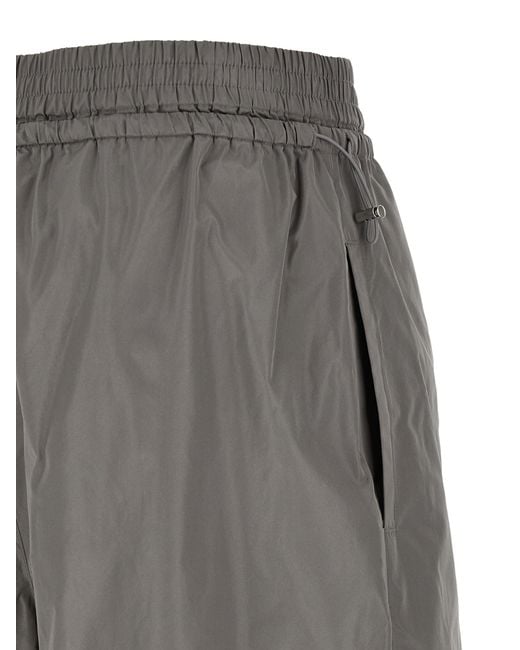 Alexander Wang Gray Polyester Athletic Pants