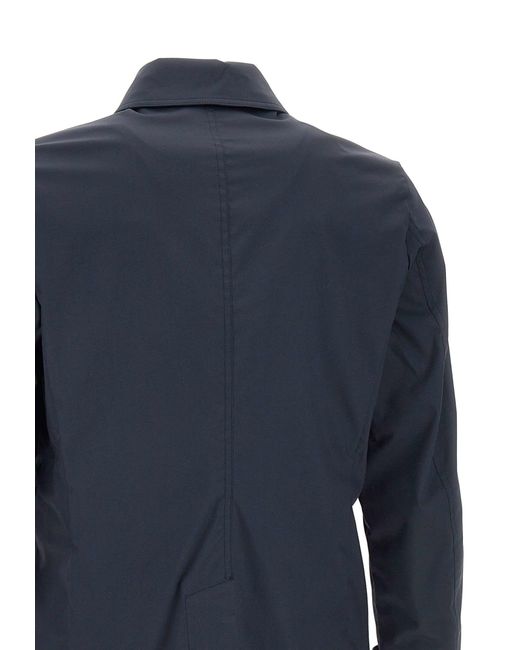Moorer Blue Scarp-Arqua Jacket for men