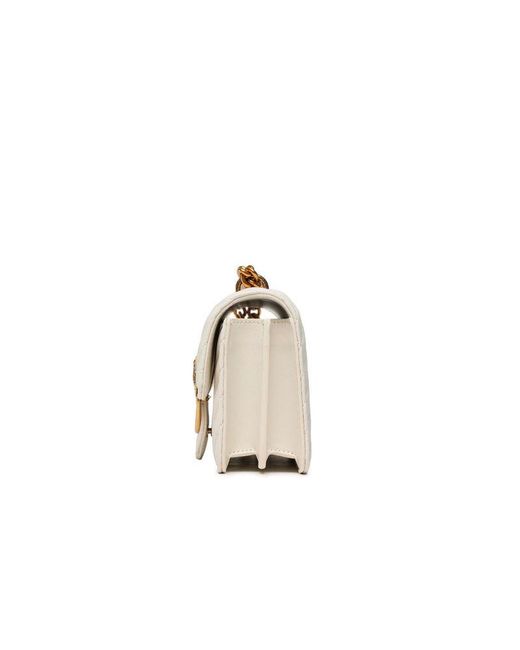 Pinko White Crossbody Bag-Ivory Sheep Leather