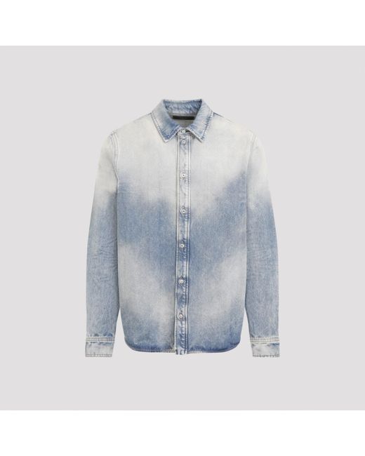 Amiri Blue Light Long Sleeves Shirt for men