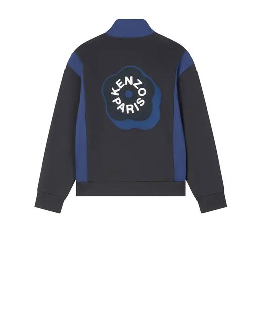 KENZO Blue Jackets Poliamide for men