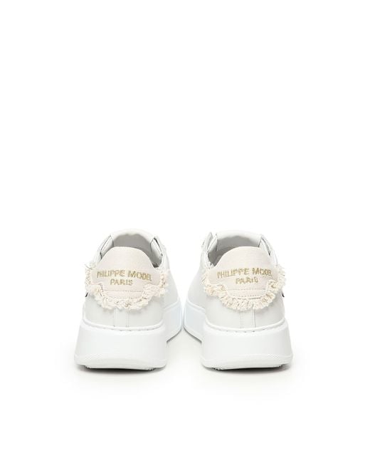 Philippe Model White Sneaker Temple