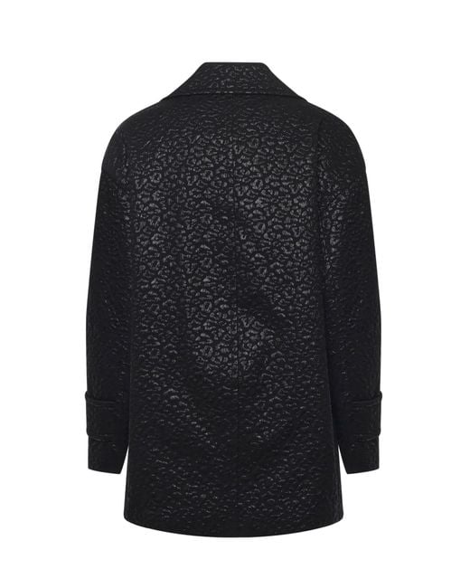 Pinko Blue Josefa Jacquard Coat<Br