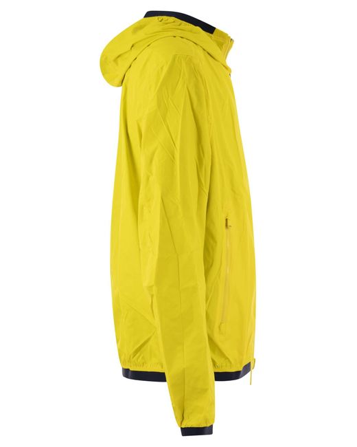 Vilebrequin Yellow Reversible Windbreaker Jacket With Turtle Pattern for men