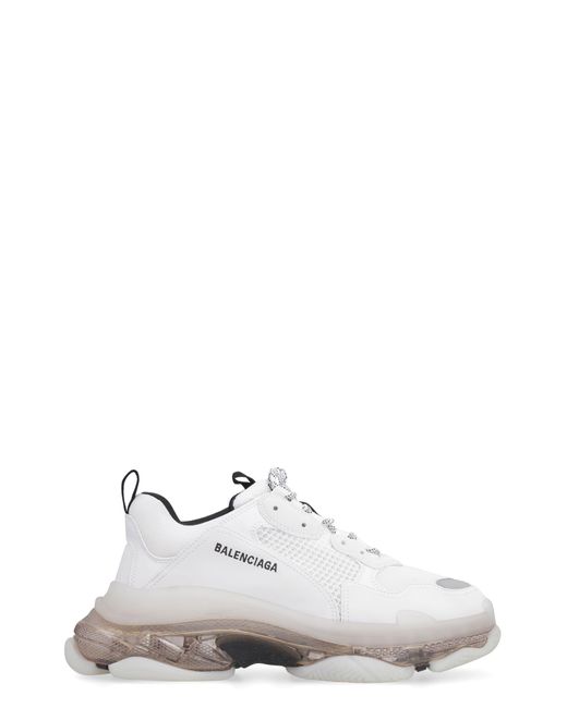 balenciaga white triple s sneakers