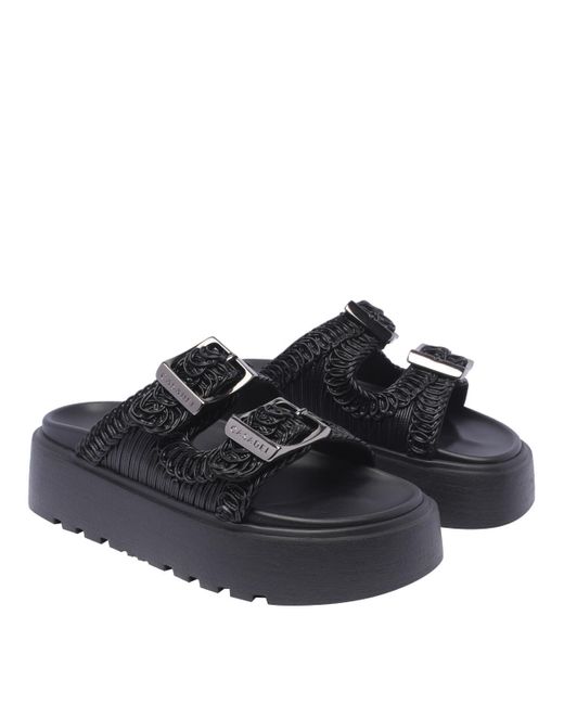 Casadei Black Sandals