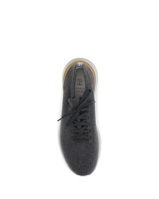 Brunello Cucinelli Multicolor Cotton Sneakers Upper: Cotton; Sole: Rubber for men
