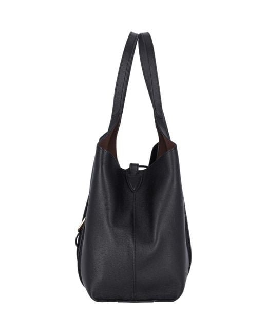 Tod's Black T-Timeless Small Tote Bag