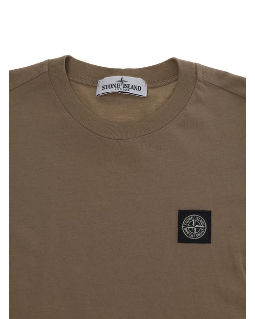 Stone Island Green T-Shirt Cotton T-Shirts for men