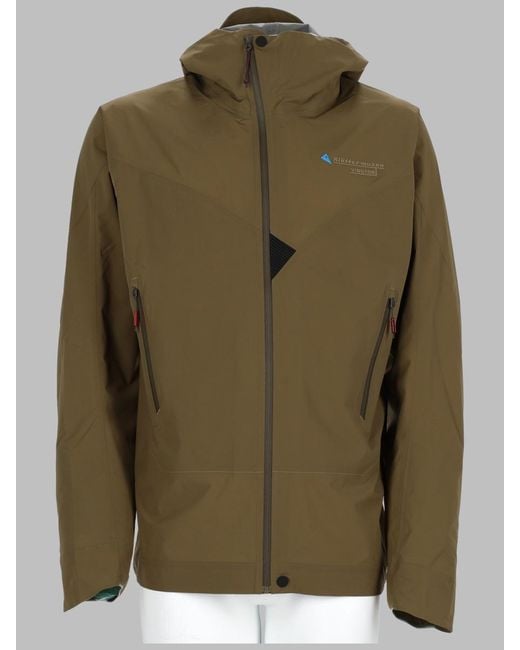 Klattermusen Green Hooded Jacket Vingtor Polyester for men