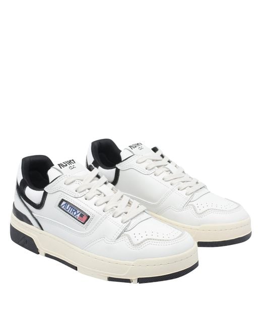 Autry White Sneakers Leather Rubber Sole for men