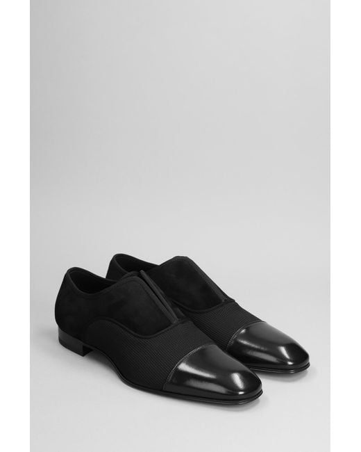 Christian Louboutin Black Alpha Flat Loafers for men