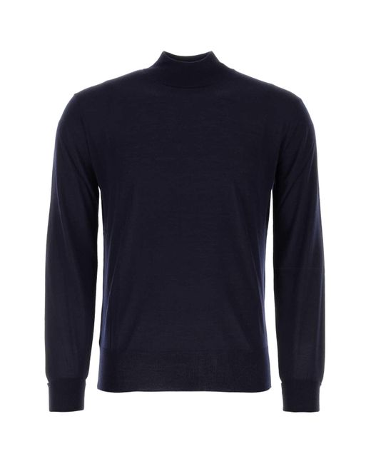 PT Torino Blue Midnight Wool Sweater for men