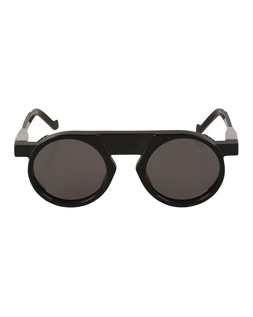 VAVA Eyewear Black Round Frame Sunglasses Sunglasses