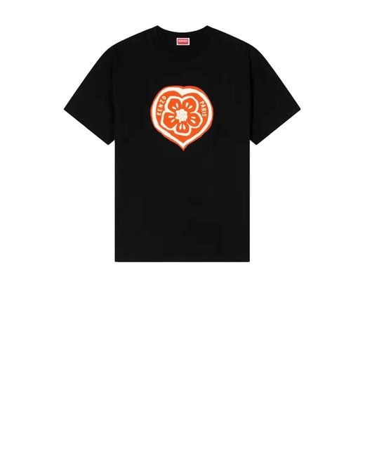 KENZO Black T-Shirts And Polos