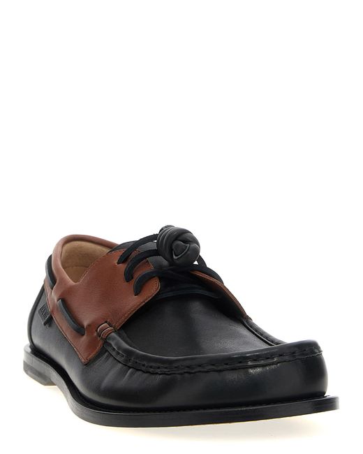 Loewe Brown 'Campo' Boat Shoe for men