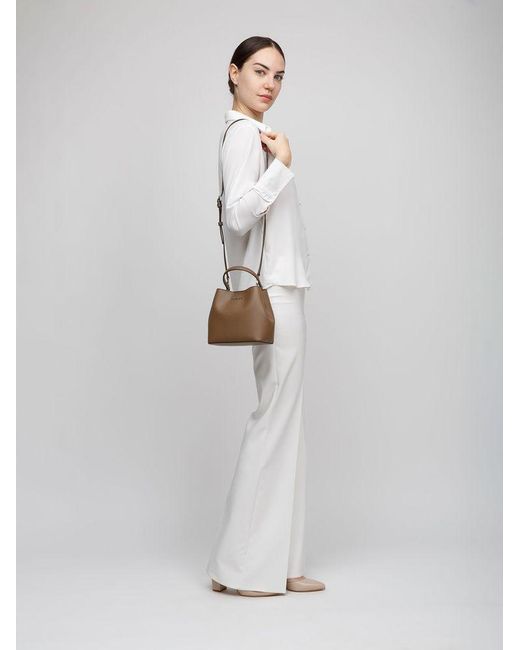 Michael Kors Brown Crossbody Bag 88.Coated Canvas Crossbody-Bags